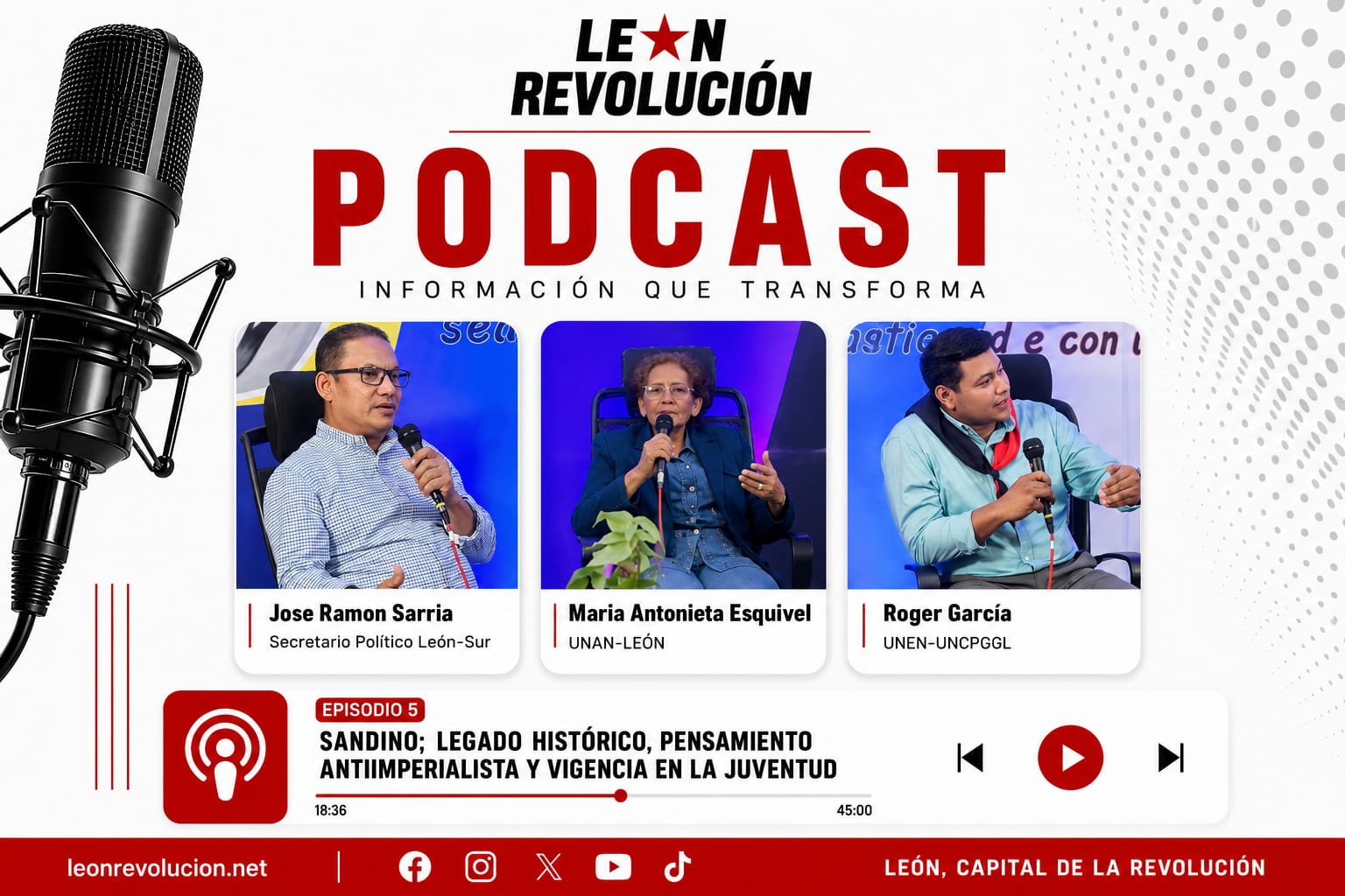 Episodio 5: «Sandino Legado Histórico, Pensamiento Antiimperialista y Vigencia en la Juventud Actual